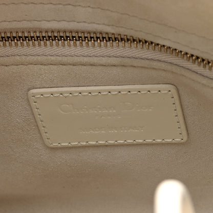 Christian Dior Calfskin Cannage Diamond Small My ABCDior Lady Dior White 6 of 9