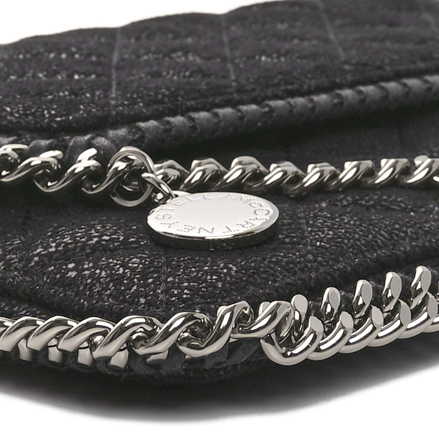 Stella McCartney Shaggy Deer Falabella Mini Crossbody Bag Black 8 of 9