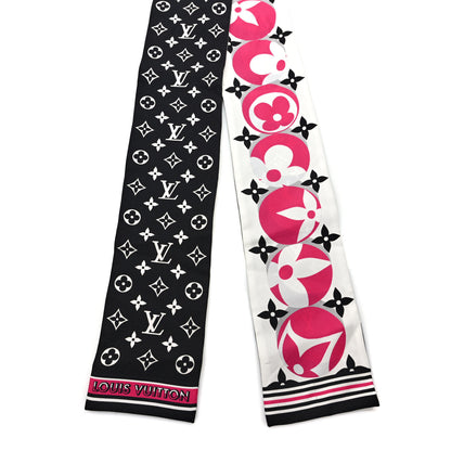 Louis Vuitton Silk Monogram Marbles Bandeau Midnight Fuchsia 2 of 4