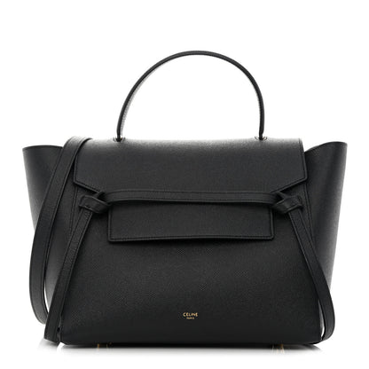 Celine Grained Calfskin Mini Belt Bag Black 1 of 12