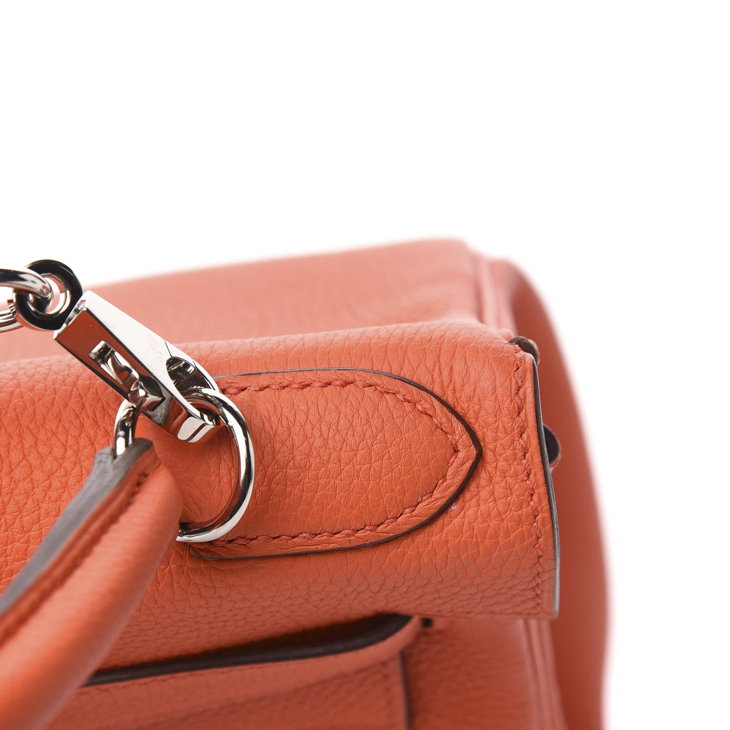 Hermes Togo Kelly Retourne 28 Orange Poppy 31 of 34
