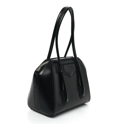 Givenchy Box Calfskin Mini Lock Antigona Shoulder Bag Black 3 of 11