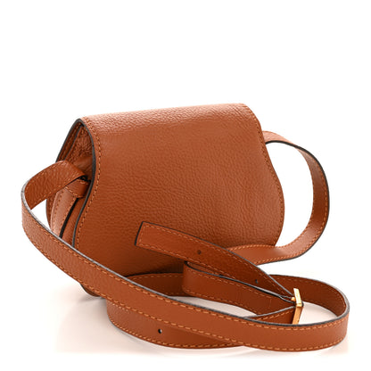 Chloe Calfskin Mini Marcie Round Crossbody Bag Tan 3 of 11