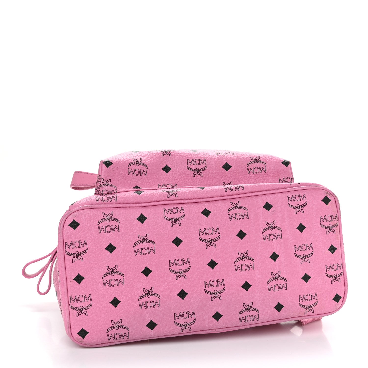 MCM Visetos Medium Sprinkle Stud Stark Backpack Pink 4 of 14