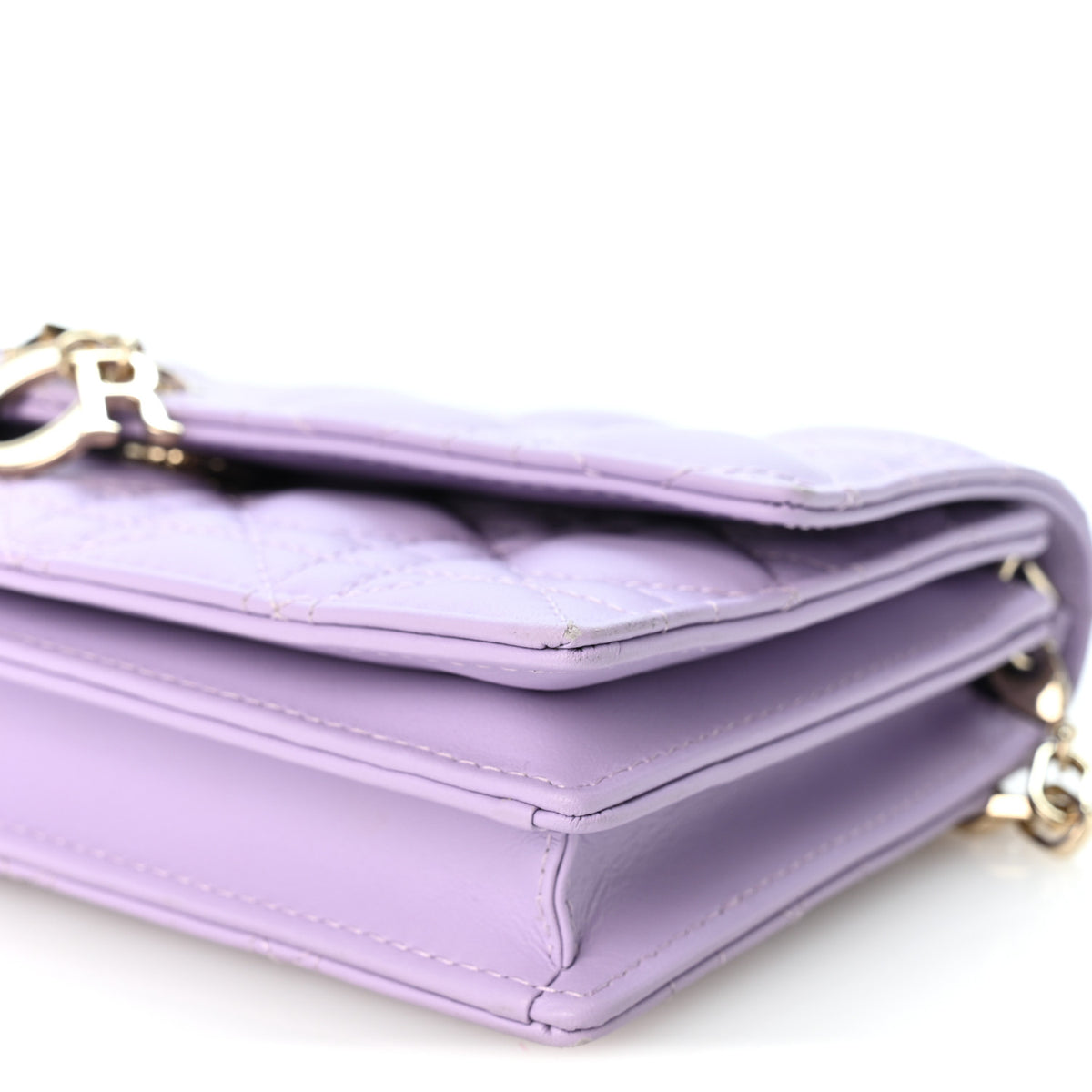 Christian Dior Lambskin Cannage Mini My Dior Bag Lilac 10 of 10