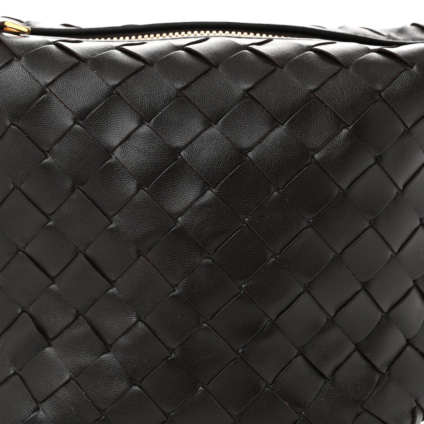 Calfskin Nappa Intrecciato Mini Wallace Fondant
