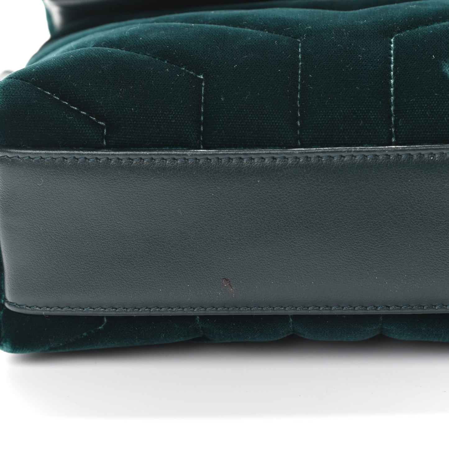Velvet Y Quilted Monogram Toy Loulou Crossbody Bag Dark Ottanio