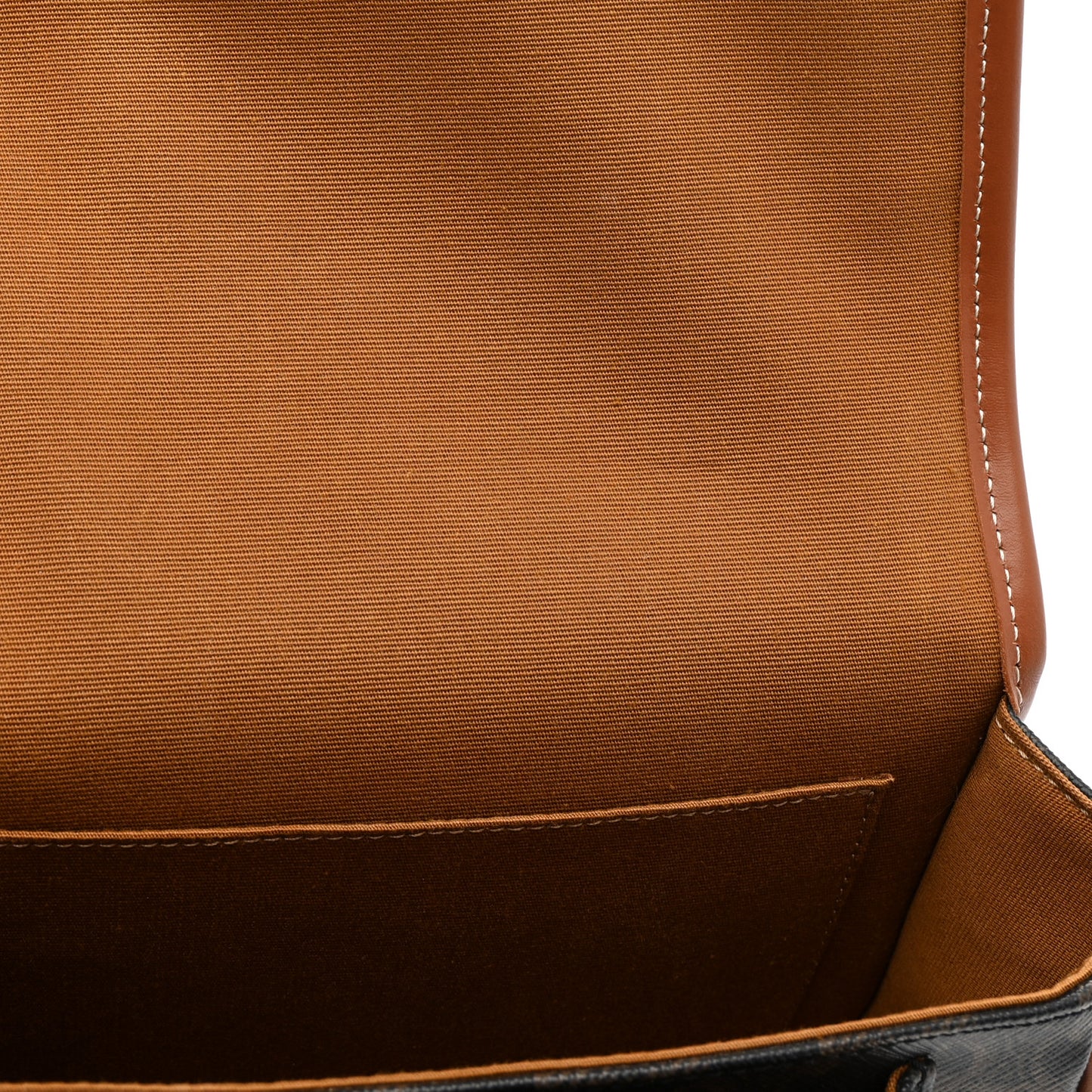 Triomphe Canvas Medium Folco Bag Tan