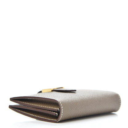 Hermes Epsom Bearn Card Holder Wallet Etoupe 4 of 7