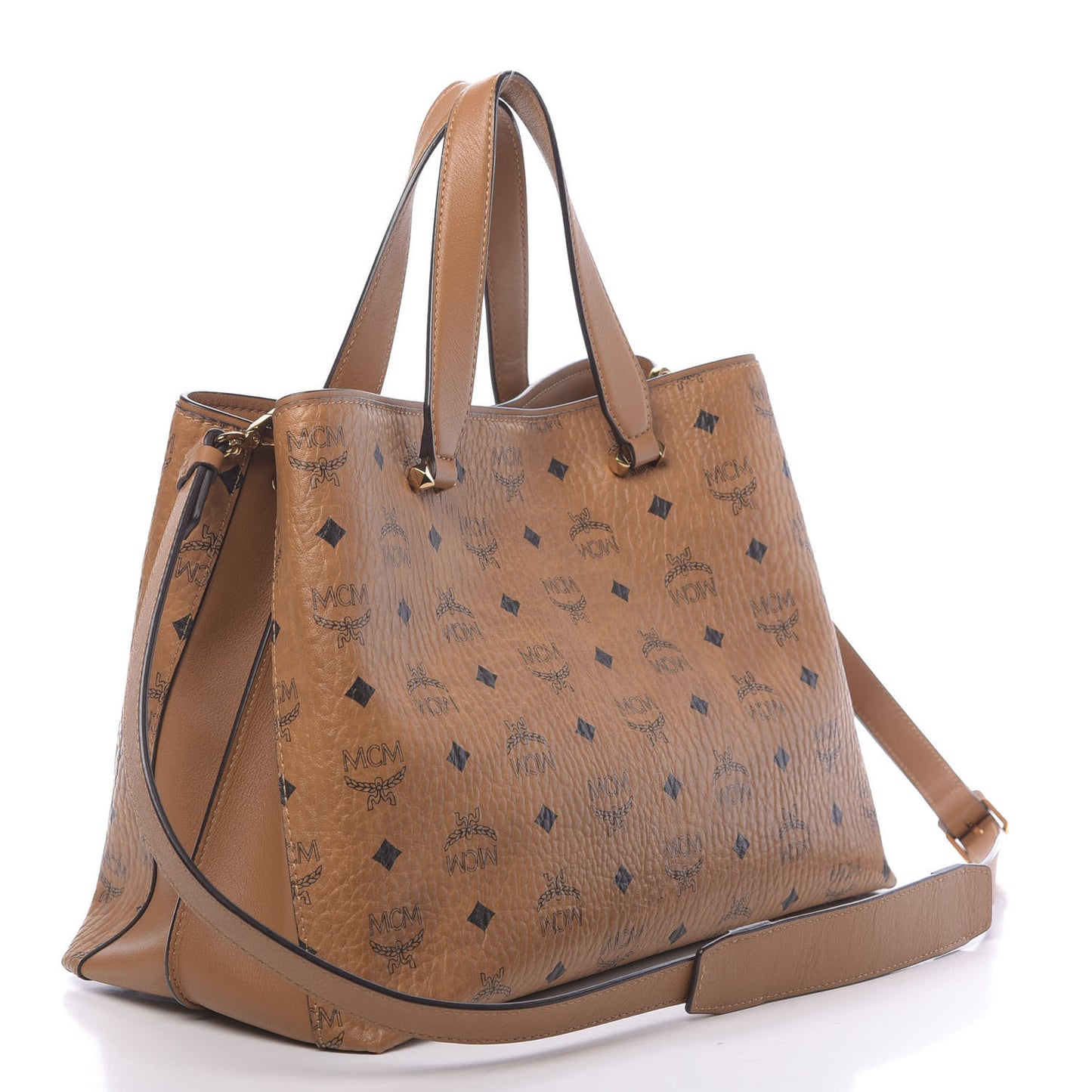 Visetos Large Essential Tote Cognac