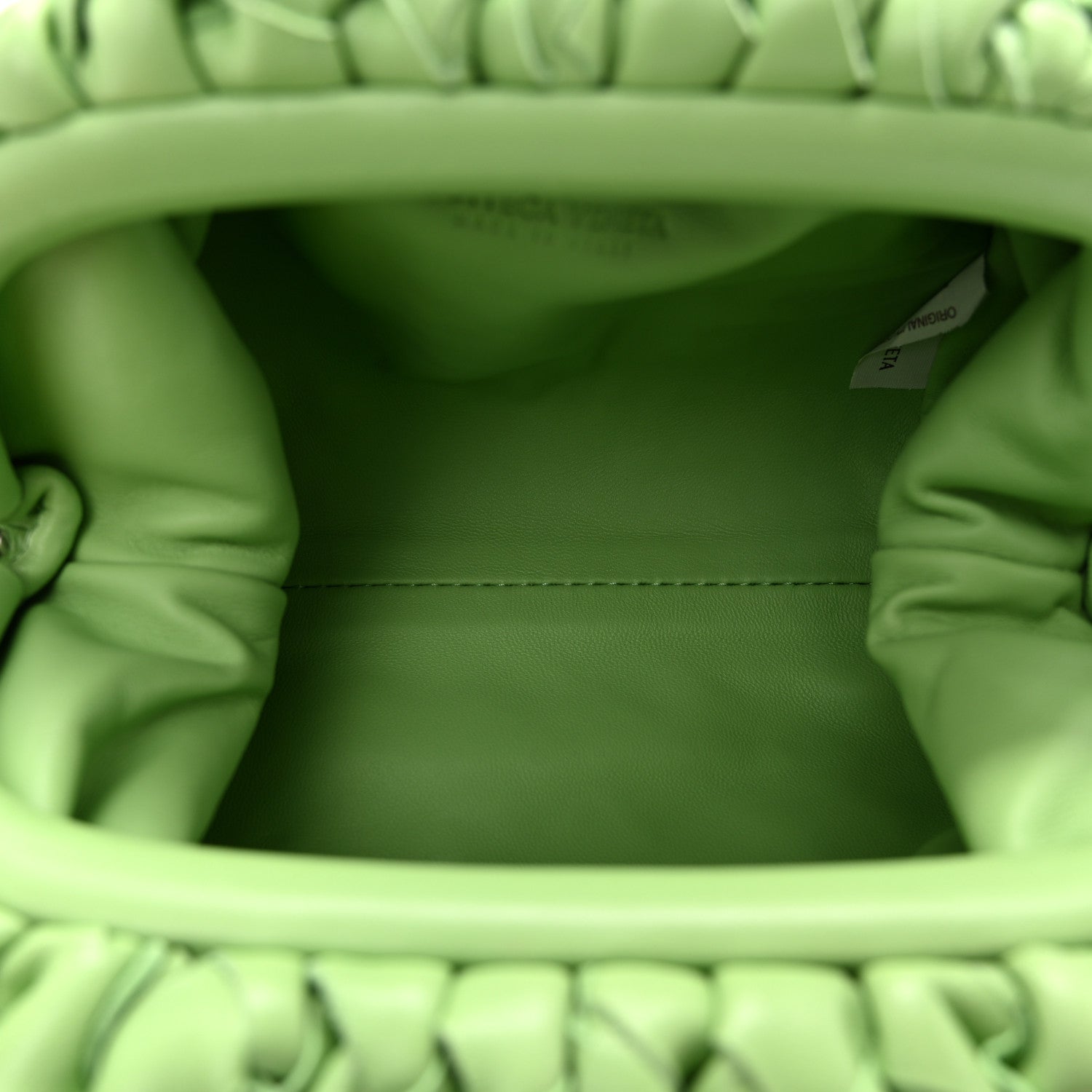 Bottega Veneta Nappa Intrecciato The Mini Pouch Pistachio 1907280