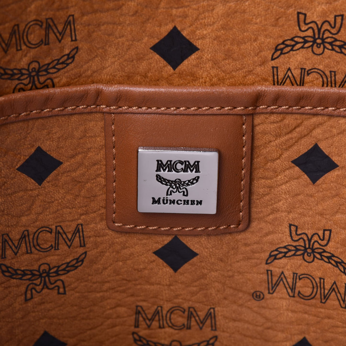 Visetos Shopping Tote Cognac