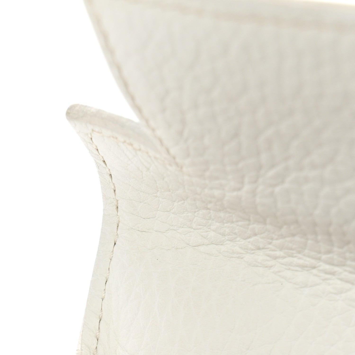 Hermes Taurillon Clemence Kelly Retourne 32 White 12 of 14