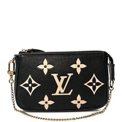 Louis Vuitton Empreinte Monogram Giant Mini Pochette Accessories Black 1 of 8