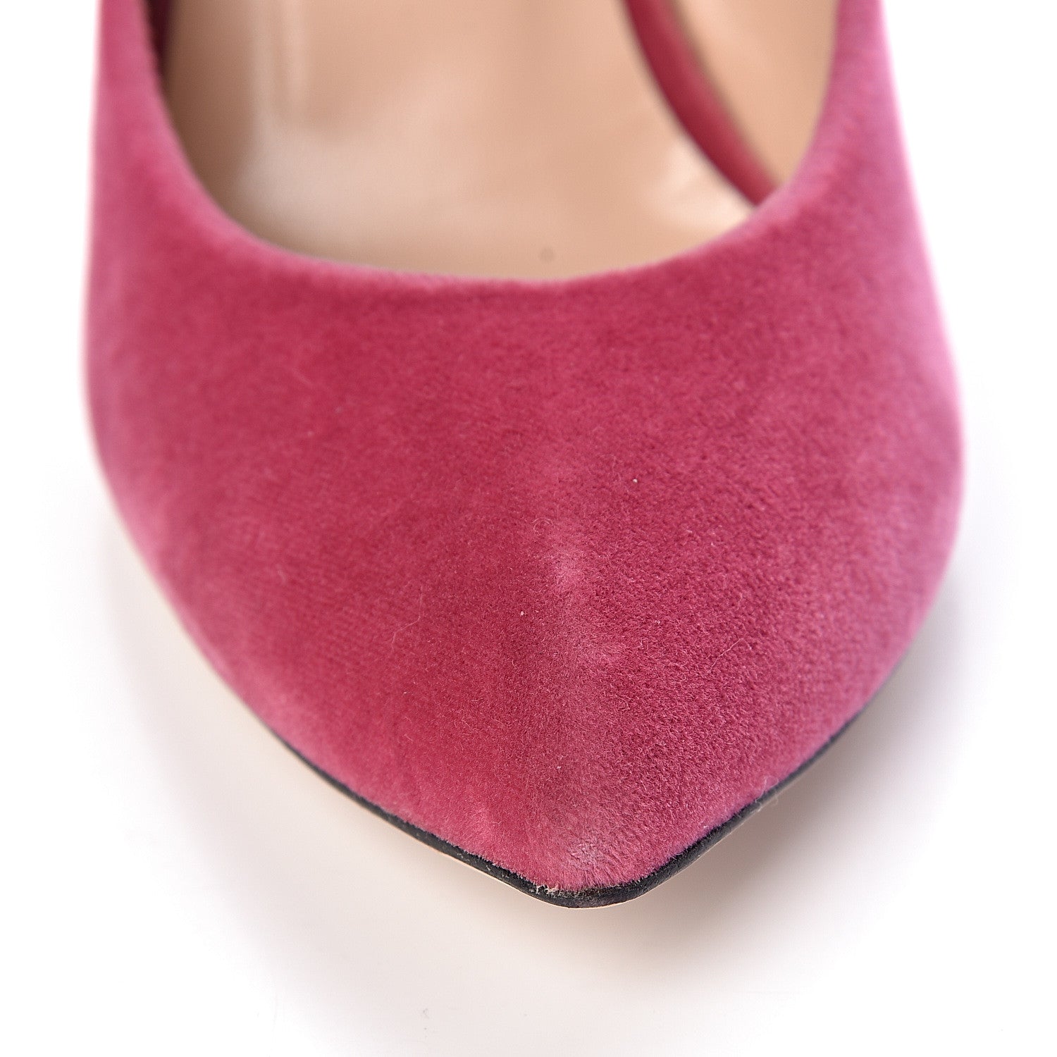 Gucci Velvet Removable Web Bow Pumps 38.5 Tibet Red 10 of 16