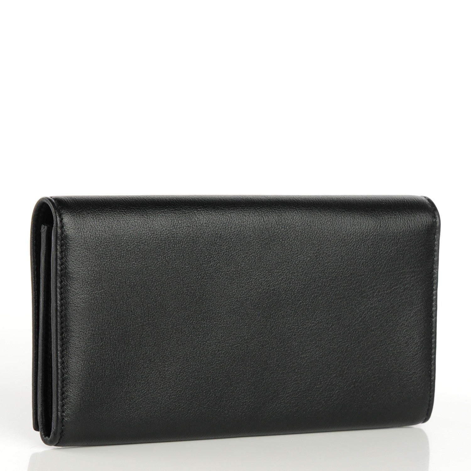 Saint Laurent Chevre Belle De Jour Flap Wallet Black 3 of 7