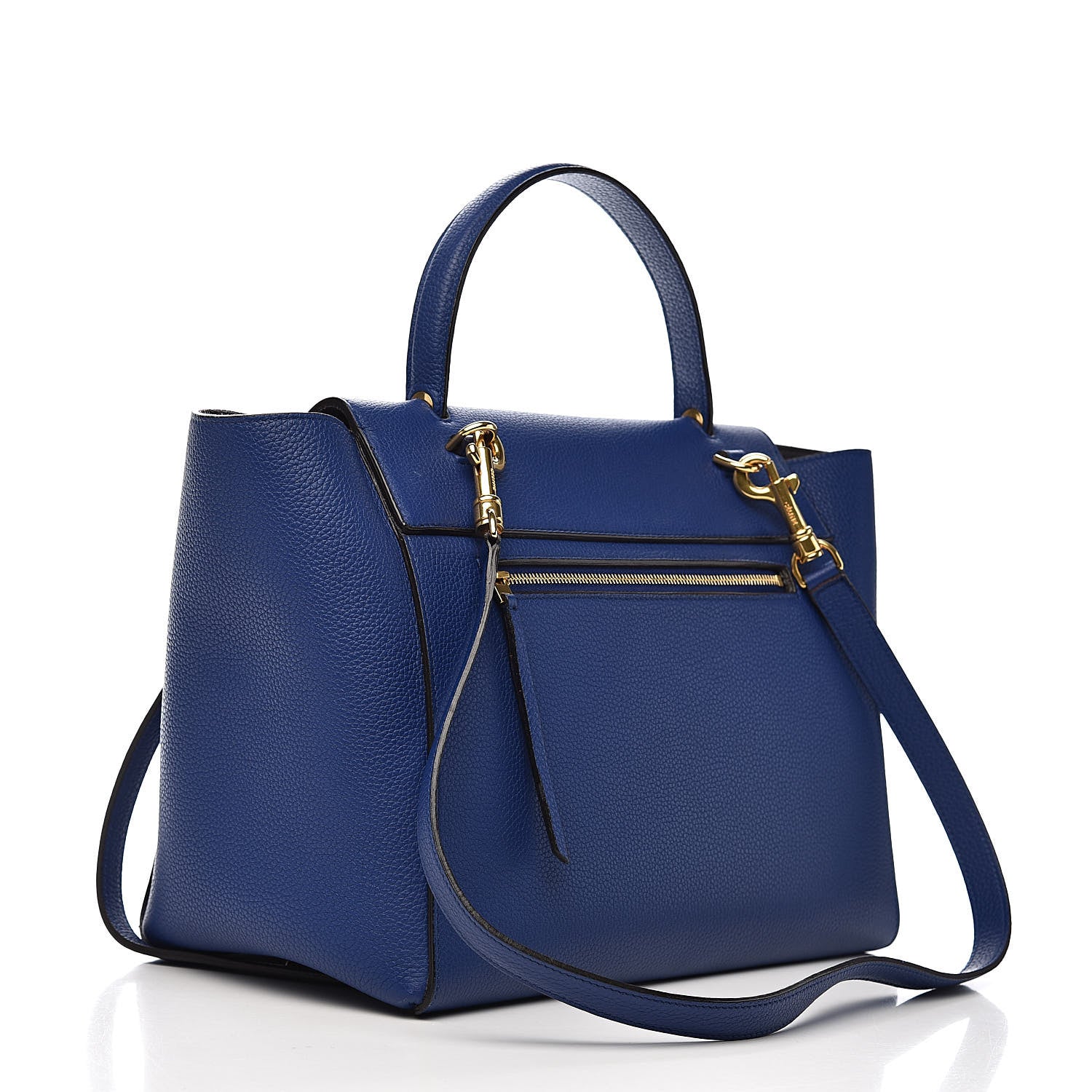 Celine Grained Calfskin Mini Belt Bag Indigo 3 of 11