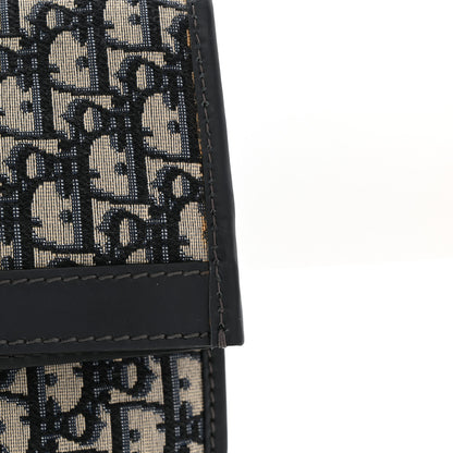 Christian Dior Oblique Fold Over Clutch Blue 10 of 10