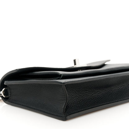 Louis Vuitton Soft Calfskin My Lockme Chain Pochette Black 8 of 9