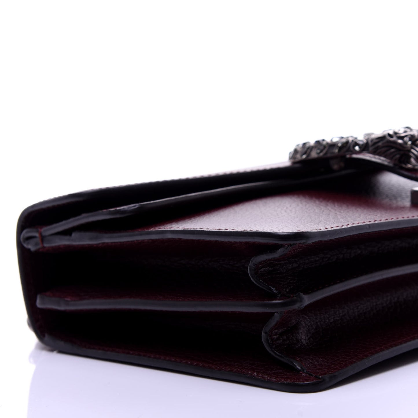 Dollar Calfskin Crystal Small Dionysus Shoulder Bag Vintage Bordeaux