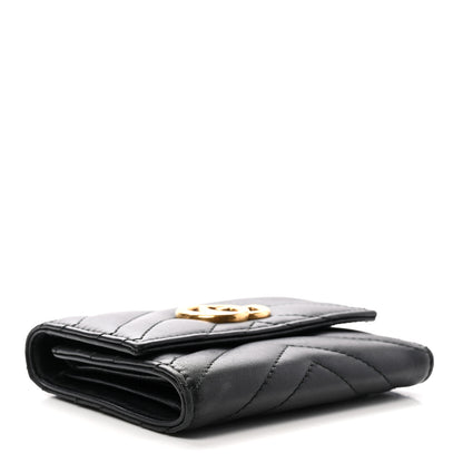 Gucci Calfskin Matelasse GG Marmont Wallet Black 4 of 7