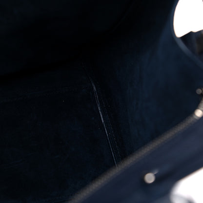 Saint Laurent Calfskin Medium Rive Gauche Cabas Navy Blue 14 of 17