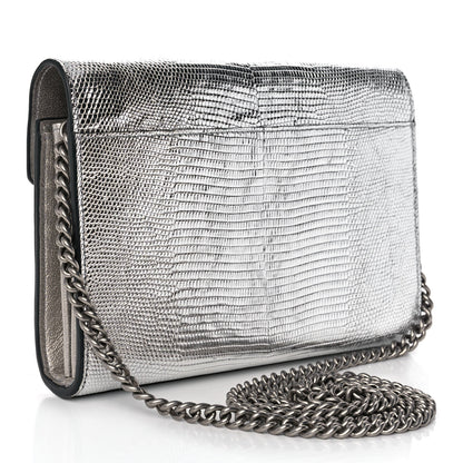 Gucci Lizard Mini Dionysus Chain Wallet Silver 3 of 10