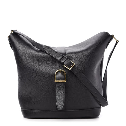 Celine Soft Grained Calfskin Medium Bucket Bag Black 1 of 9