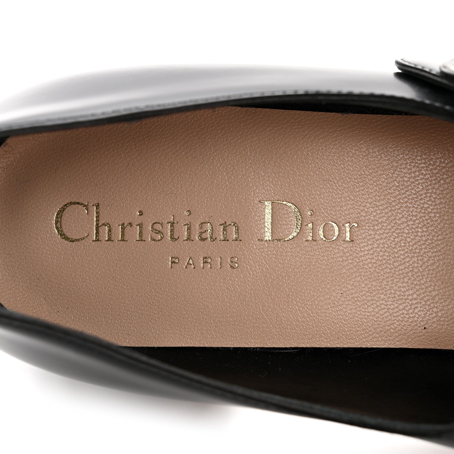 Christian Dior Brushed Calfskin Uniform 30mm Pumps 40 Black 38 Black 8 of 10
