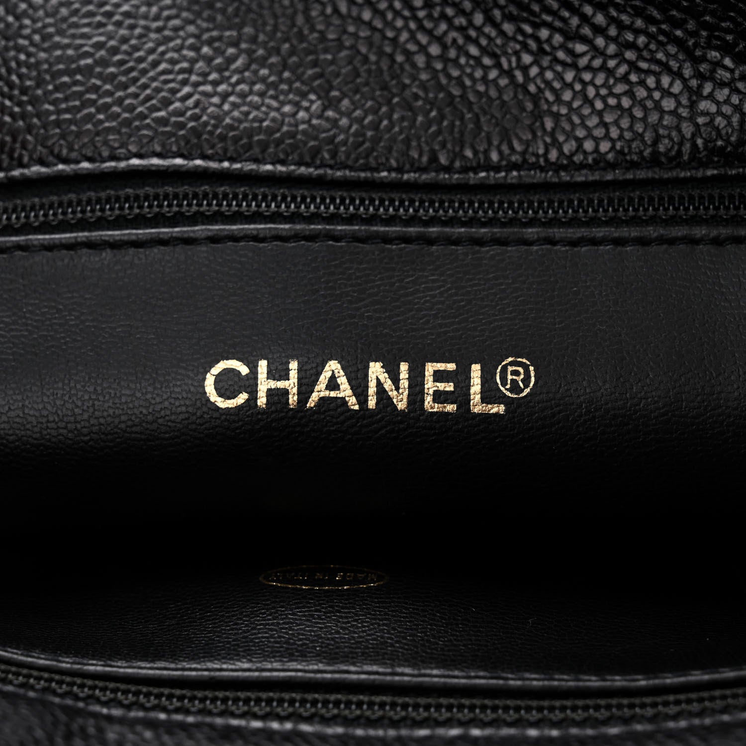 Chanel Caviar Shoulder Bag Black 6 of 10