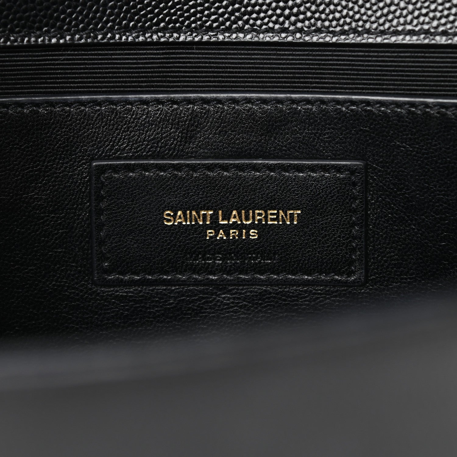 Saint Laurent Grain De Poudre Medium Classic Monogram Kate Satchel Black 5 of 9