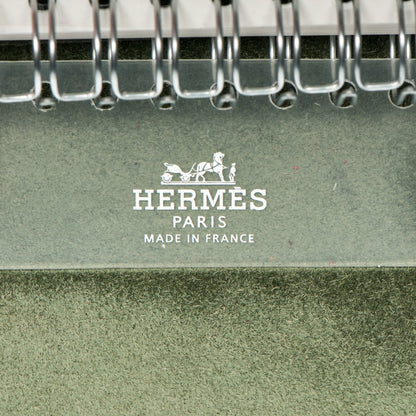 Hermes Taurillon Clemence Ulysse Mini Notebook Vert Olive 8 of 8