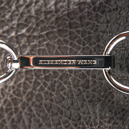 Alexander Wang Pebbled Lambskin Inside Out Rocco Gunpowder 10 of 10