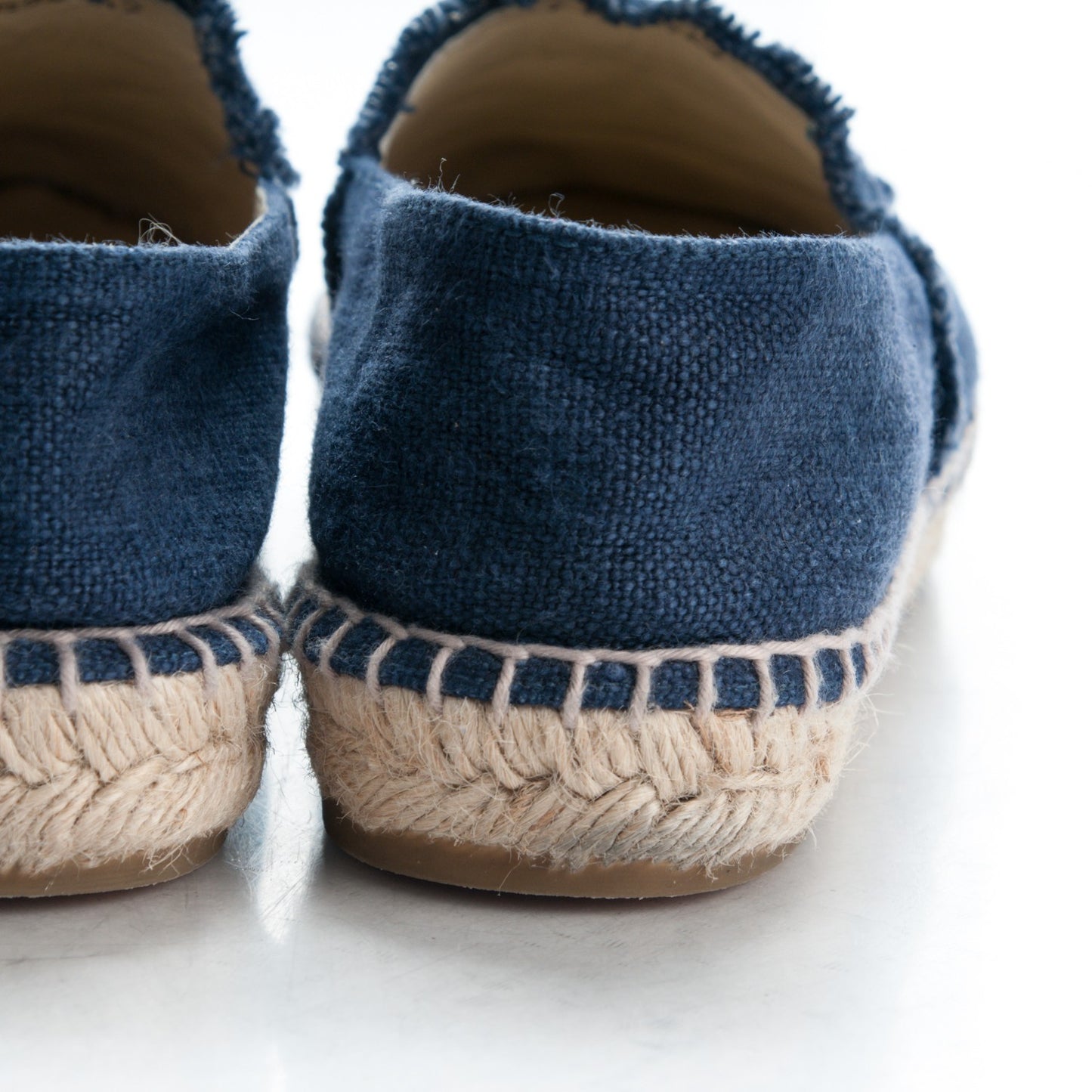 Denim Espadrilles 39 Blue Black