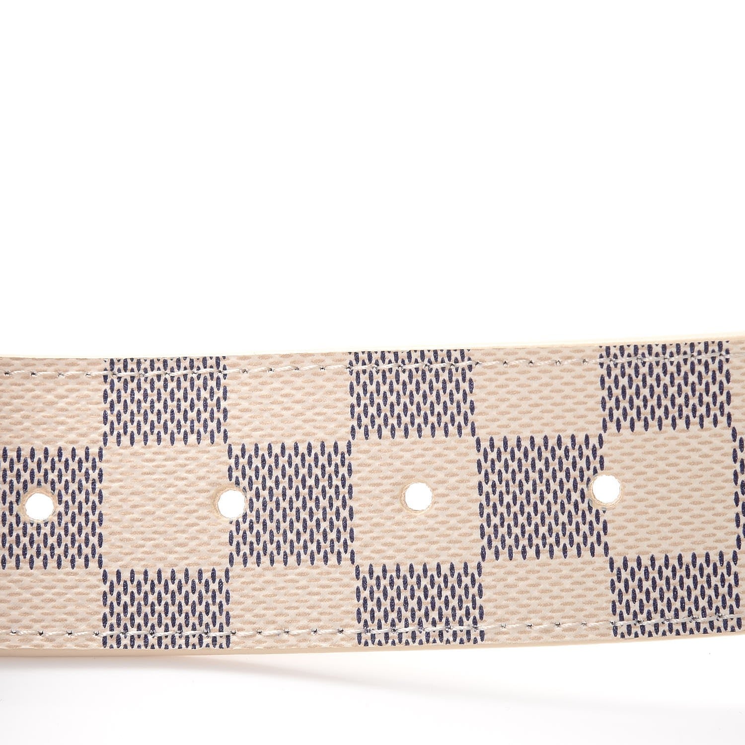 Louis Vuitton Damier Azur LV Initiales Belt 80 32 8 of 9