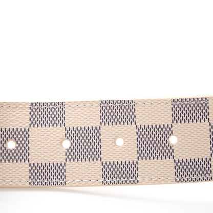 Louis Vuitton Damier Azur LV Initiales Belt 80 32 8 of 9