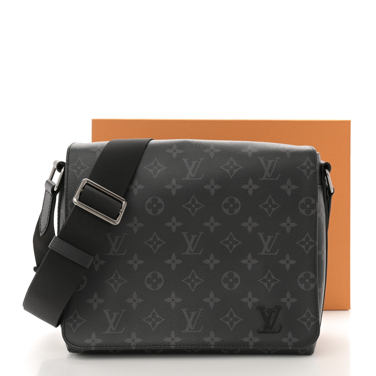 Louis Vuitton Monogram Eclipse District PM Black 11 of 11