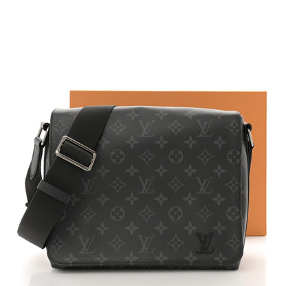 Louis Vuitton Monogram Eclipse District PM Black 11 of 11