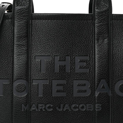 Marc Jacobs Grained Calfskin Medium The Tote Bag Black 8 of 10