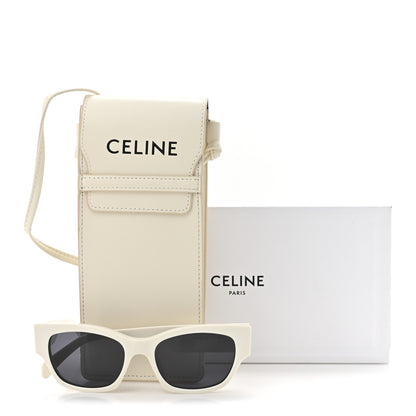 Celine Acetate Cat Eye Sunglasses CL 40197U White 7 of 7