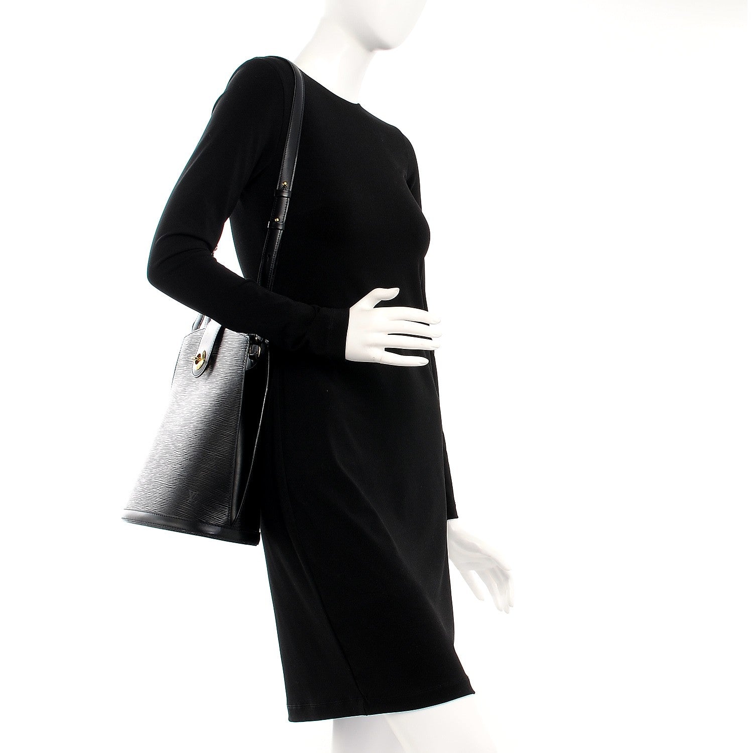 Louis Vuitton Epi Cluny Black 2 of 12