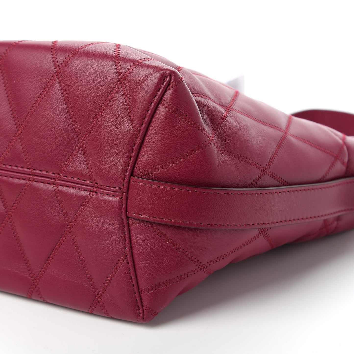 Lambskin Quilted Mini GV Bucket Bag Orchid Purple