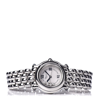 Chopard Stainless Steel 5 Diamond 26mm Happy Sport Quartz Watch 3 of 6