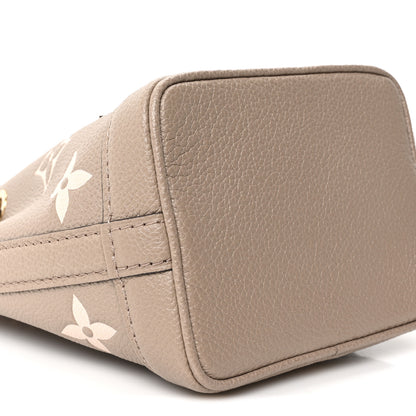 Louis Vuitton Empreinte Monogram Giant Nano Noe Tourterelle Creme 7 of 8