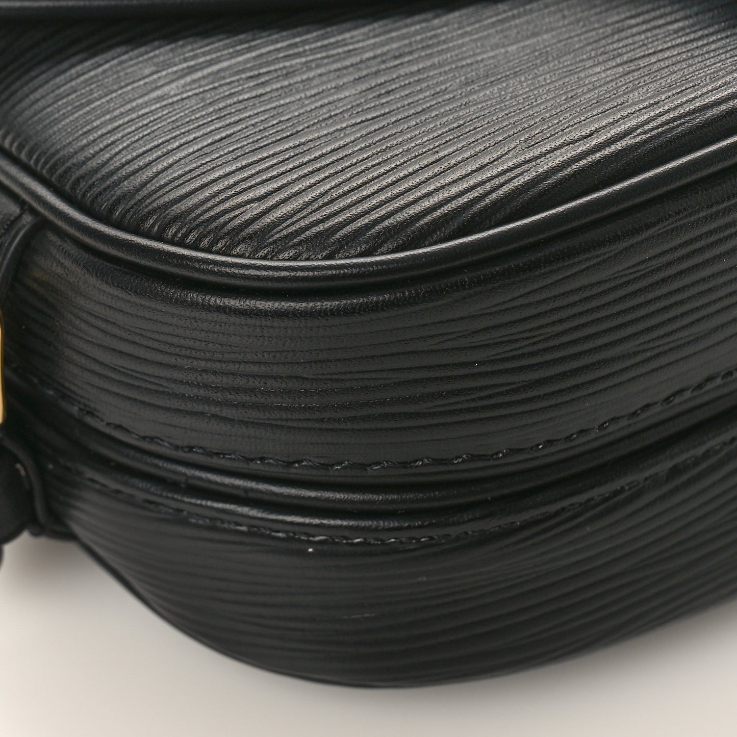 LOUIS VUITTON Epi Saumur BB Black