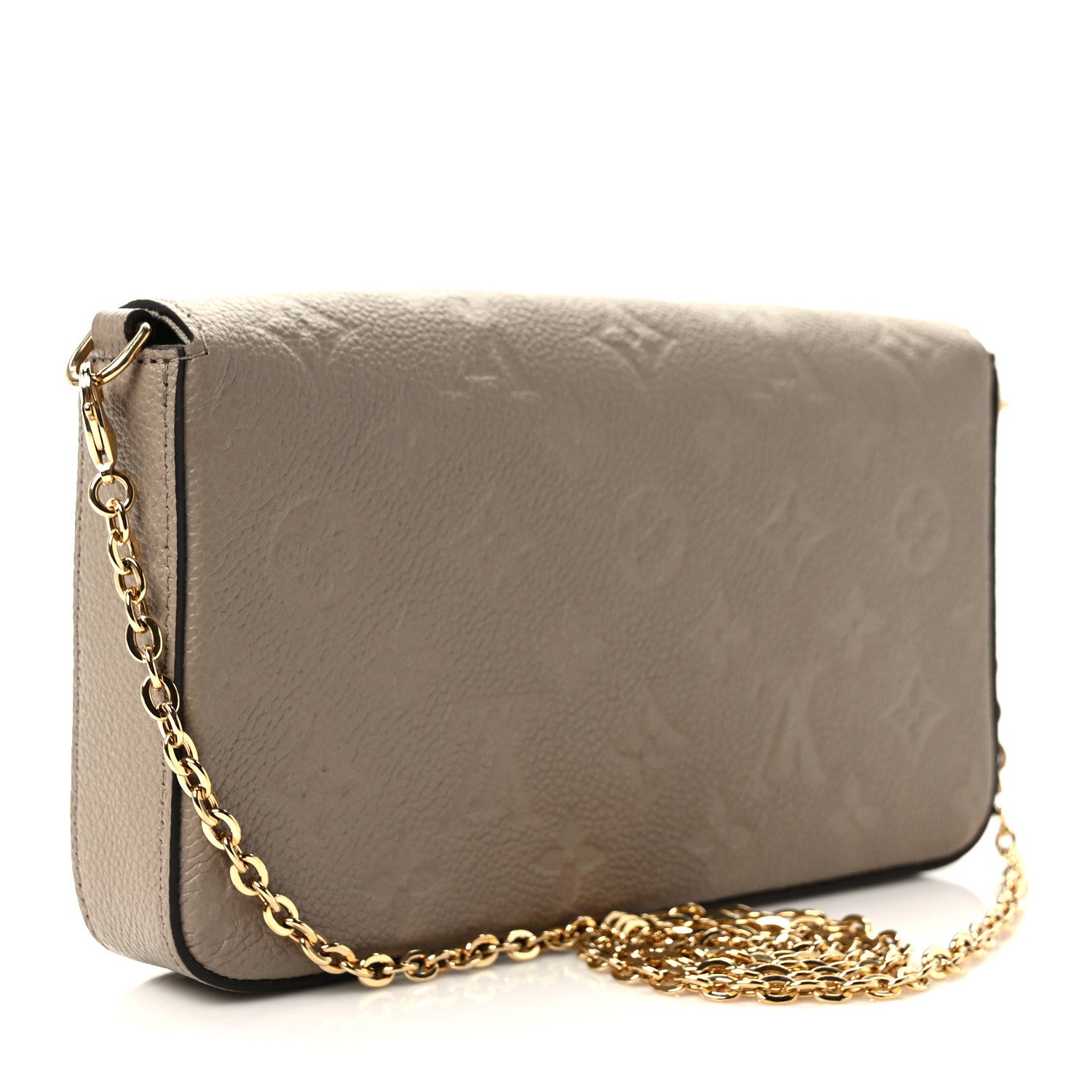 Louis Vuitton Empreinte Pochette Felicie Chain Wallet Tourterelle 4 of 10
