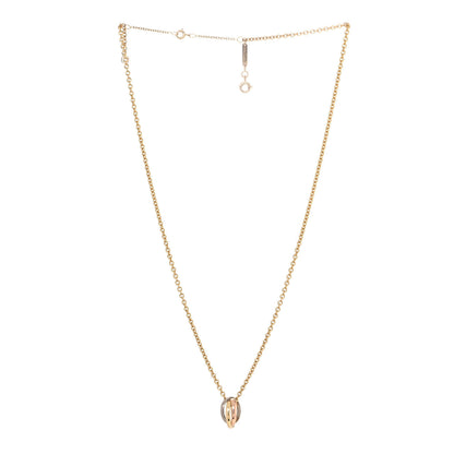 Cartier 18K Pink Yellow White Gold Baby Trinity Pendant Necklace 2 of 9