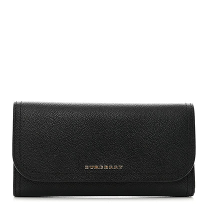 Burberry Soft Grain Calfskin Harris Wallet Black 1 of 10