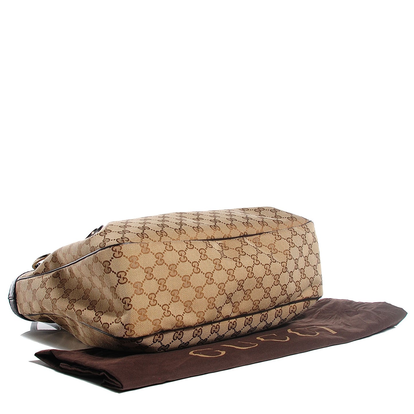 Monogram Medium Sukey Top Handle Tote Brown