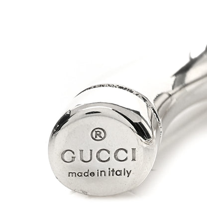Gucci Sterling Silver Narrow Bamboo Cuff Bracelet 3 of 3